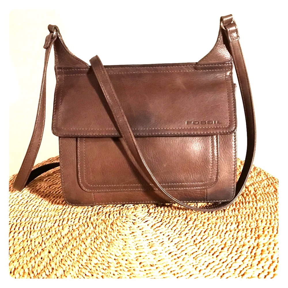 Leather crossbody
